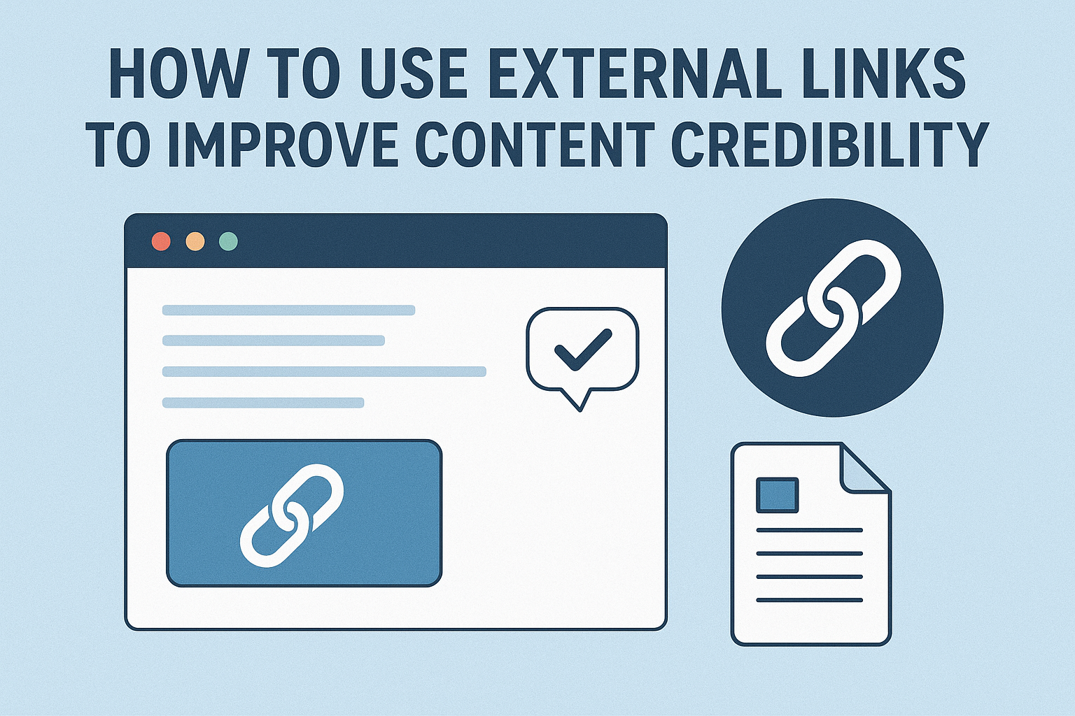 How to Use External Links to Improve Content Credibility